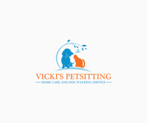 Logo Design by Navneet Singh for Vicki's Pet Sitting Homecare & Dogwalking Service | Design: #9506274