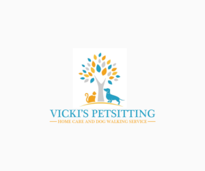 Logo Design by Navneet Singh for Vicki's Pet Sitting Homecare & Dogwalking Service | Design: #9506300