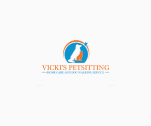 Logo Design by Navneet Singh for Vicki's Pet Sitting Homecare & Dogwalking Service | Design: #9506323