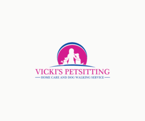 Logo Design by Navneet Singh for Vicki's Pet Sitting Homecare & Dogwalking Service | Design: #9515703
