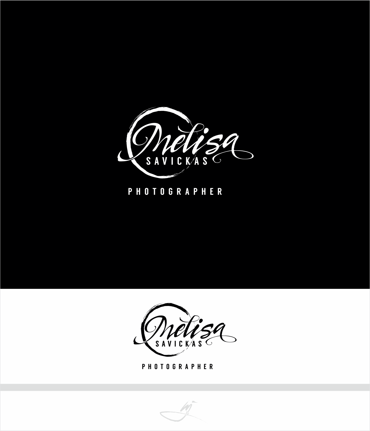 Logo Design by Mimi &amp; Max for Melisa Savickas Photographer | Design #9786994