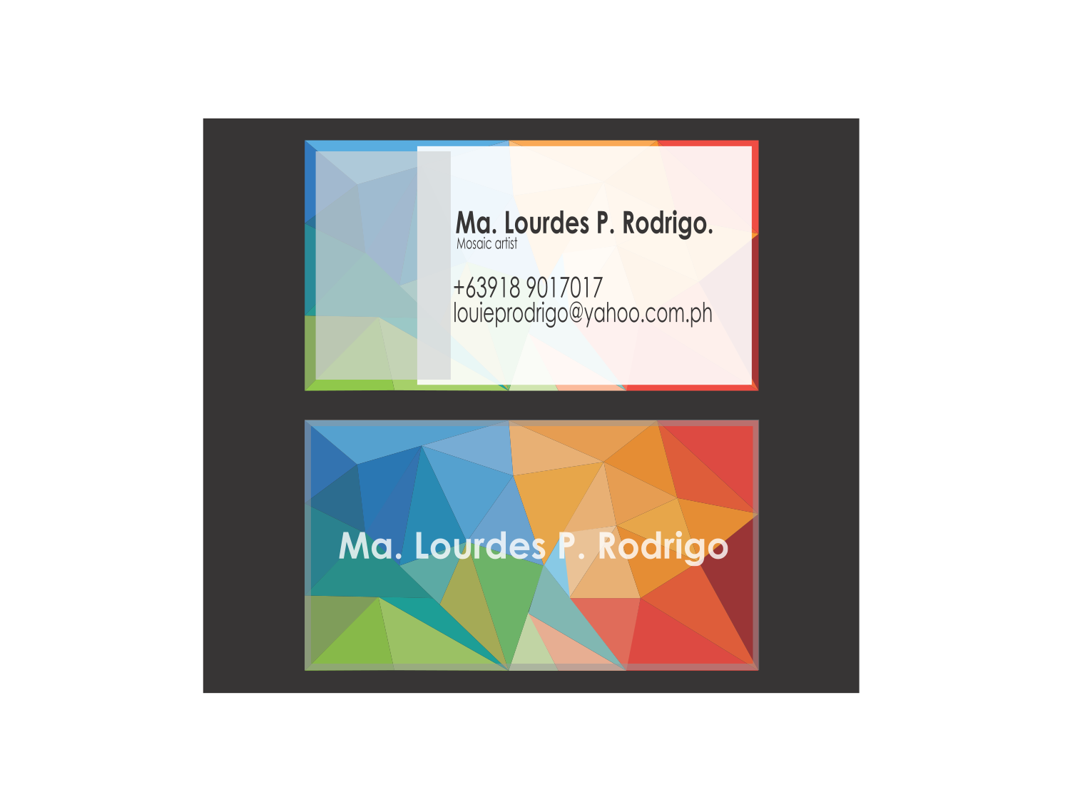 Business Card Design by emad.cricket for this project | Design #9494182
