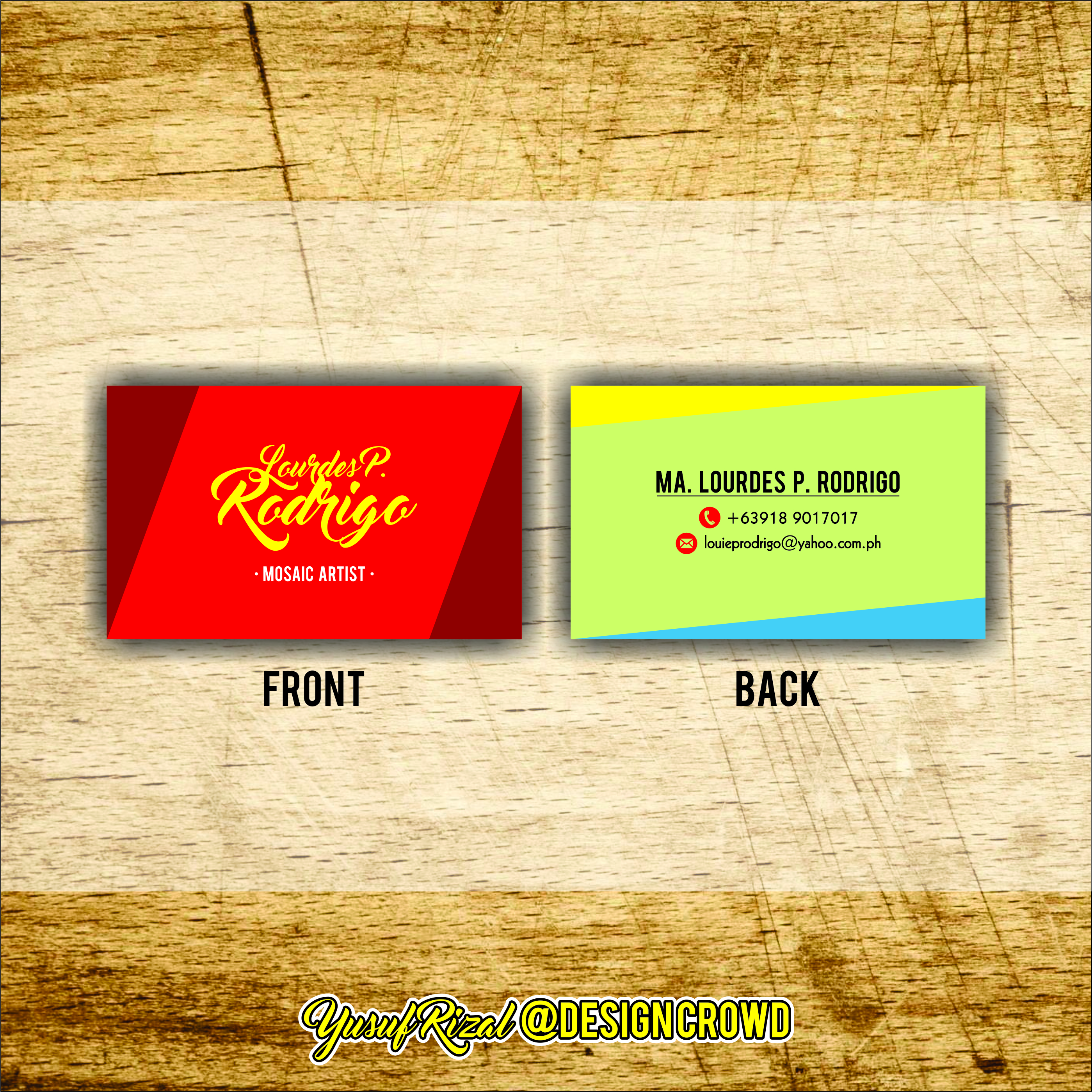 Business Card Design by yrizal1007 for this project | Design #9467374