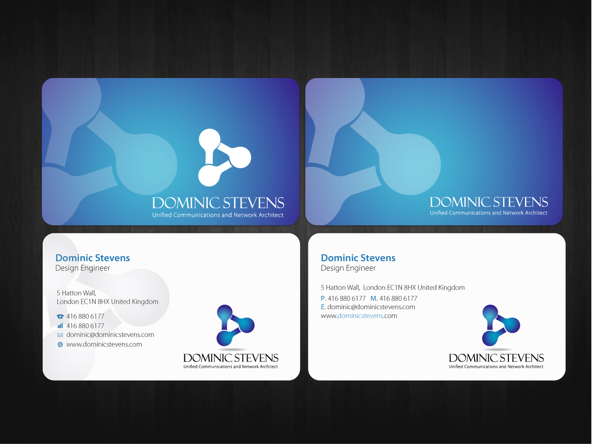 Visitenkarten-Design von Nila für dieses Projekt | Design #420081