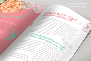 Magazine Design by Bianca Liebenberg for this project | Design: #9769624