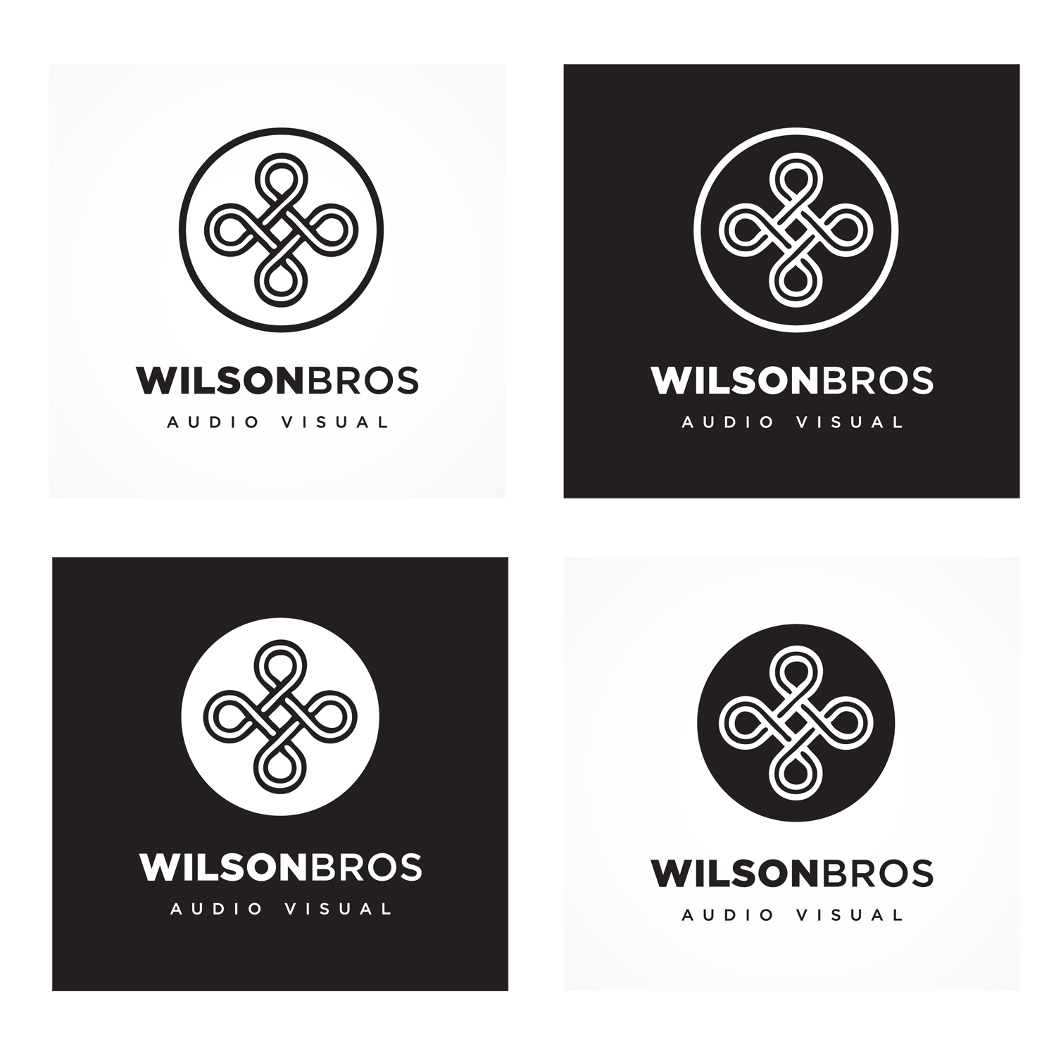 Logo Design by Fresh Creative for Wilson Bros Audio Visual | Design #9521449