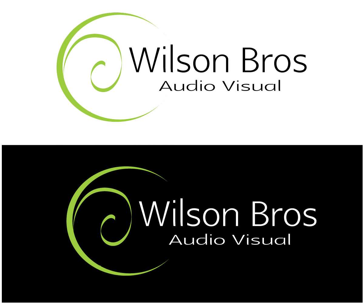 Logo Design by veena16 for Wilson Bros Audio Visual | Design #9520526
