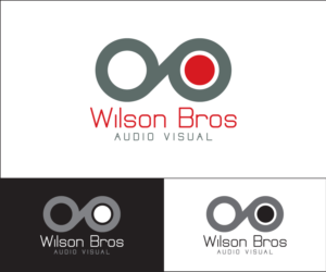 Logo Design by PCab Designs for Wilson Bros Audio Visual | Design #9462438