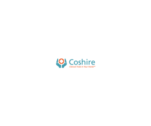Coshire   [tag line below]  Clinical Trials In Your Hands™ | Logo Design by Roy
