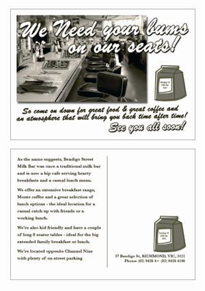 Brochure Design Project -postcard size 1/4 of A4 sheet  | Broschüren-Design von Dyal Design