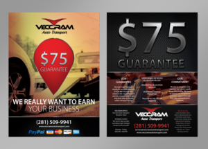 ***Flyer*** VECCRAM AUTO TRANSPORT *** Flyer*** | Design de Flyer par Victor_pro