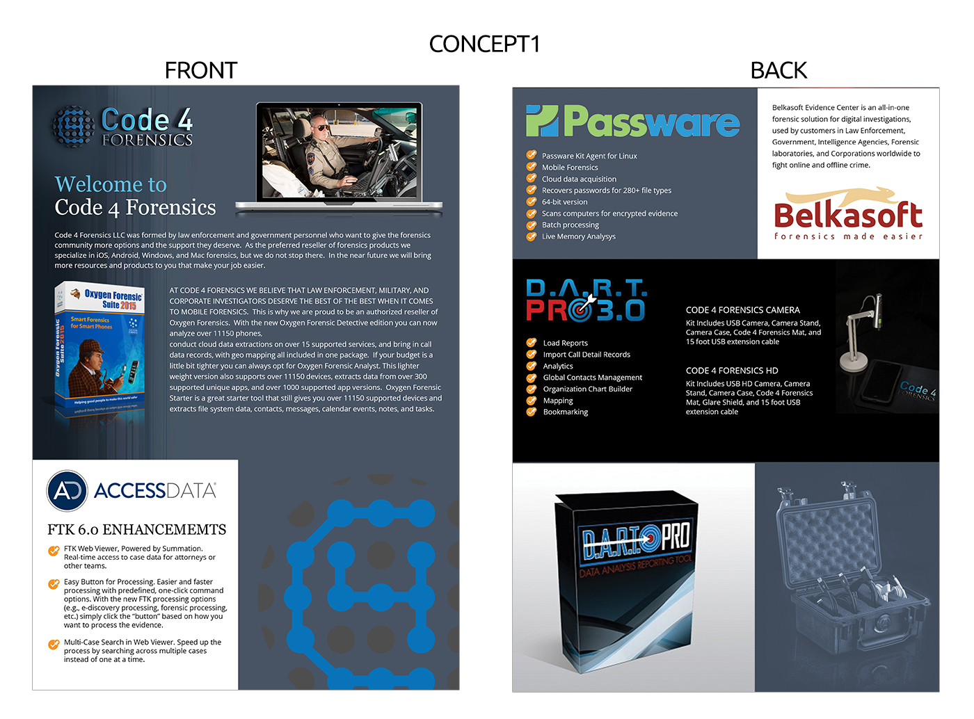 Design de Flyer par anushka_snigdha pour Code 4 Forensics | Design #9557446