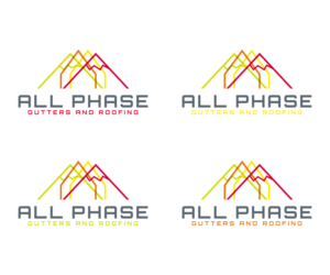 Logo Design by nreimer for All Phase Gutters & Roofing | Design: #9459116