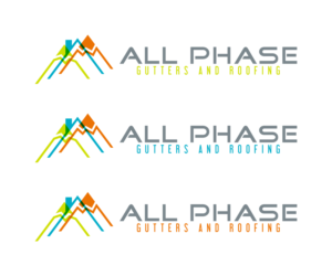 Logo Design by nreimer for All Phase Gutters & Roofing | Design: #9459118