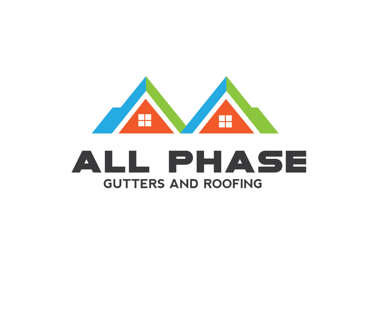 Logo Design by renderman for All Phase Gutters & Roofing | Design #9459178