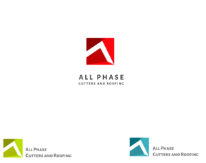 Logo Design by Alex_Digital for All Phase Gutters & Roofing | Design: #9464044
