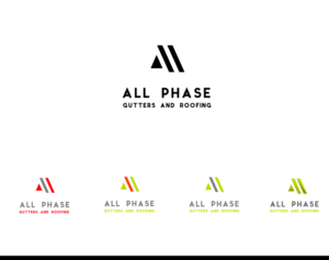 Logo Design by Alex_Digital for All Phase Gutters & Roofing | Design: #9464835