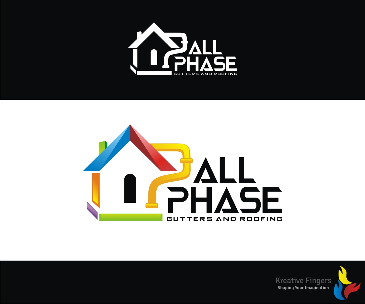 Design de Logo par Kreative Fingers pour All Phase Gutters & Roofing | Design #9479517