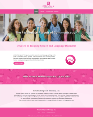 Design de Logo par graphicssquare pour KetchTalk Speech Therapy, Inc. | Design : #9474981
