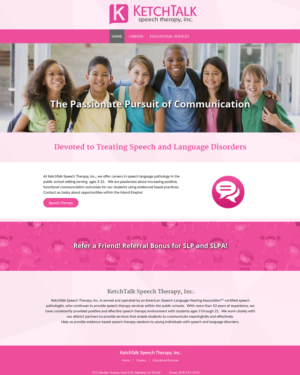 Design de Logo par graphicssquare pour KetchTalk Speech Therapy, Inc. | Design : #9484313