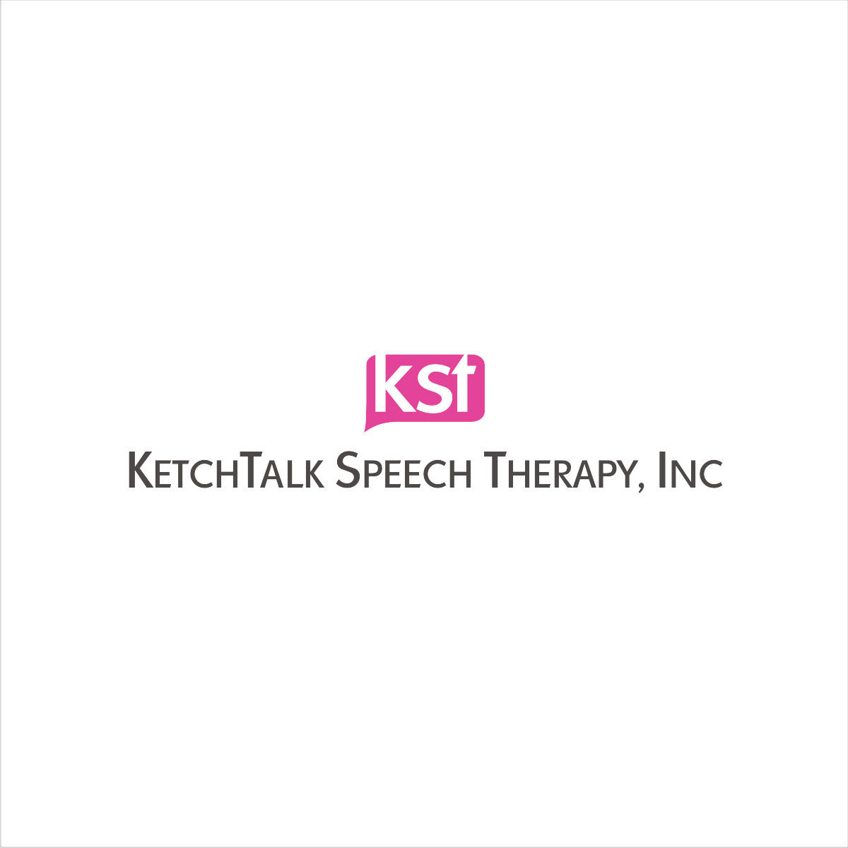 Diseño de Logo por graphicssquare para KetchTalk Speech Therapy, Inc. | Diseño #9545124