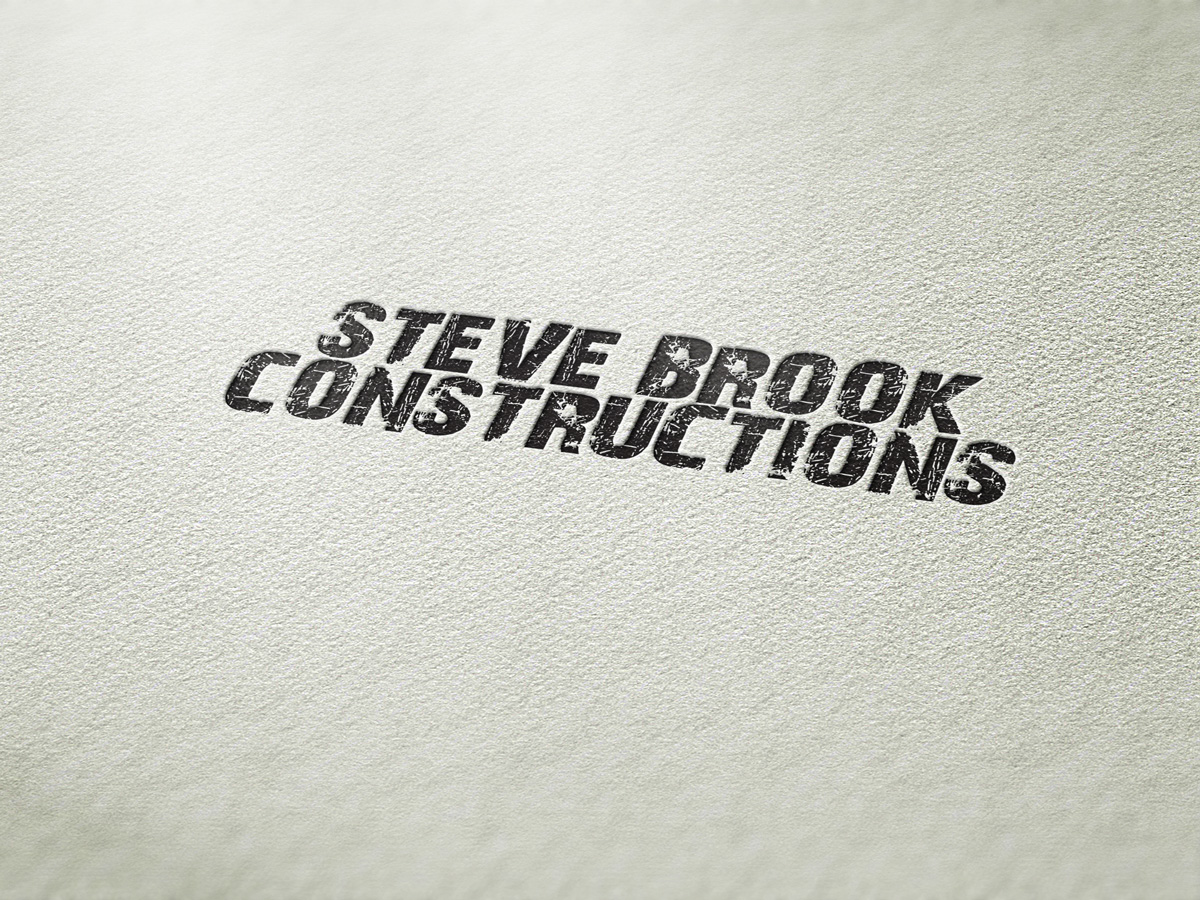 Logo Design by Click Designer for Steve Brooks Constructions | Design #9485587