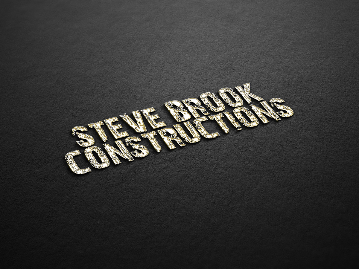 Logo-Design von Click Designer für Steve Brooks Constructions | Design #9485602