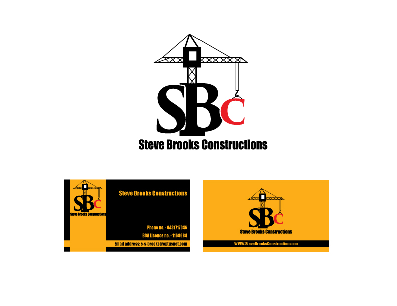 Logo Design by J0k3r for Steve Brooks Constructions | Design #9486274