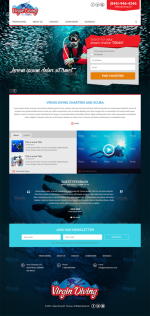 VirginDiving.com Website design needed!! | Web Design by RupalTechno