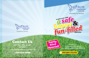 Diseño de Flyer por Be Creatives para Elite Learning Center | Diseño #9484340