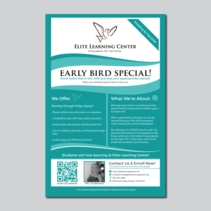 Flyer Design by M.Pirs for Elite Learning Center | Design: #9463164