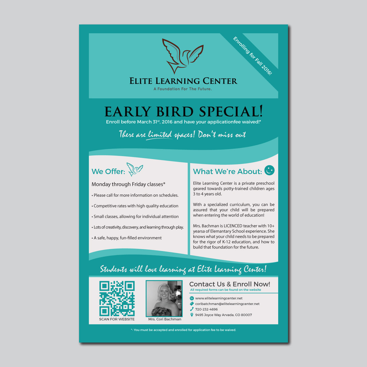 Flyer-Design von M.Pirs für Elite Learning Center | Design #9463307