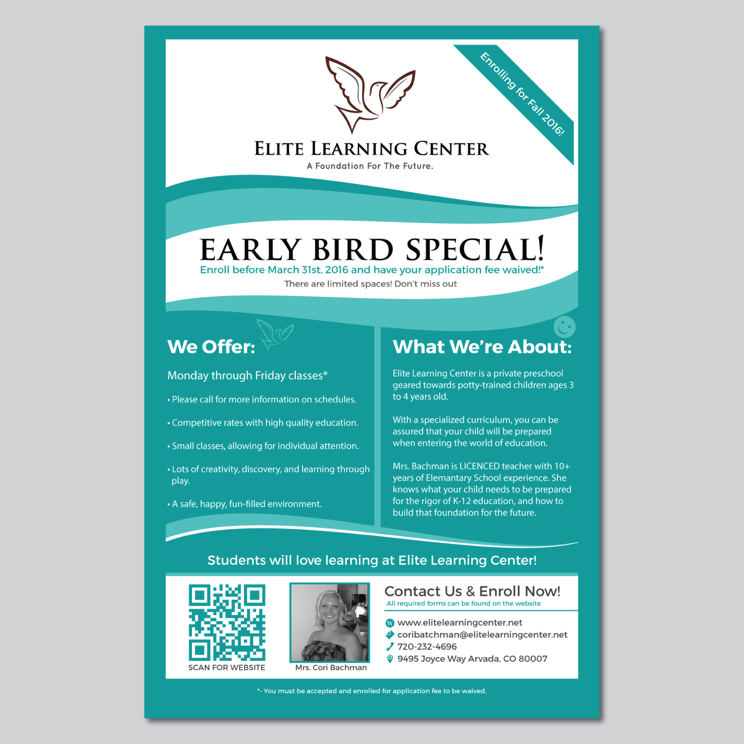 Flyer Design by M.Pirs for Elite Learning Center | Design #9491502