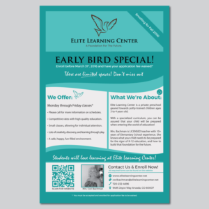 Flyer Design by M.Pirs for Elite Learning Center | Design: #9492717