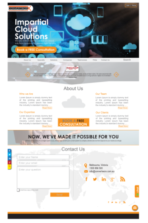 Web Design by Be Creatives for ConvertworX | Design: #9508133