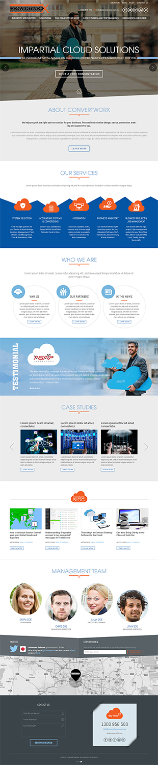 Web-Design von RupalTechno für ConvertworX | Design #9561141
