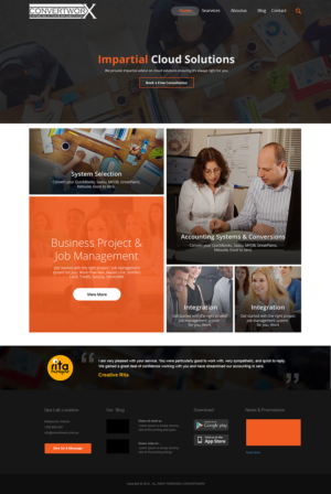 Diseño Web por Zumbic para ConvertworX | Diseño: #9493469