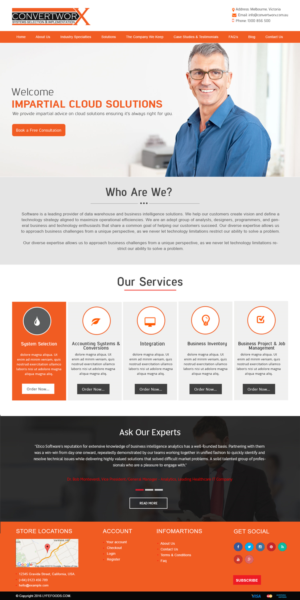 Web Design par webxvision pour ConvertworX | Design #9522797