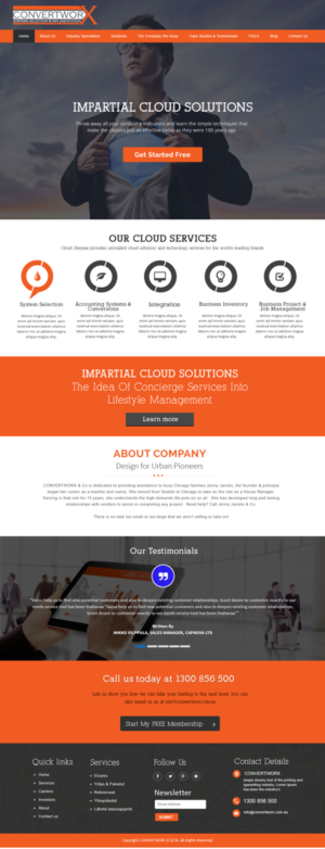 Diseño Web por webxvision para ConvertworX | Diseño: #9527627