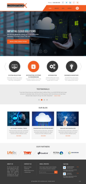 Diseño Web por pb para ConvertworX | Diseño: #9480791