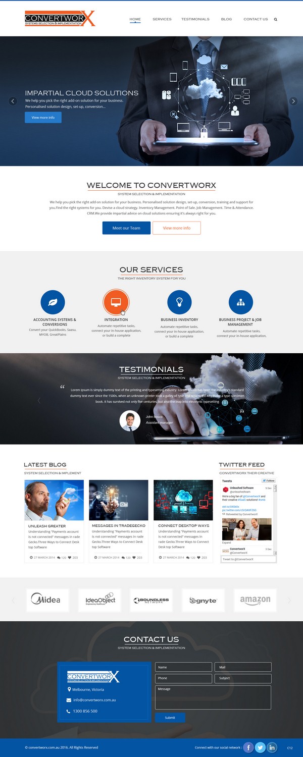 Web Design by pb for ConvertworX | Design #9491086