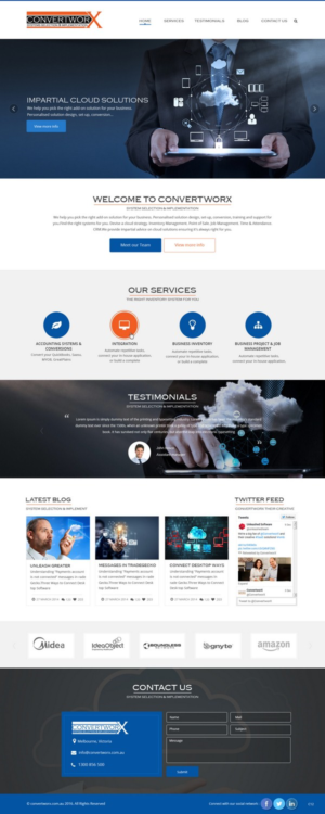 Diseño Web por pb para ConvertworX | Diseño: #9491086