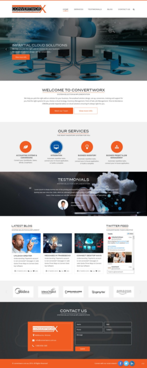 Diseño Web por pb para ConvertworX | Diseño: #9491088
