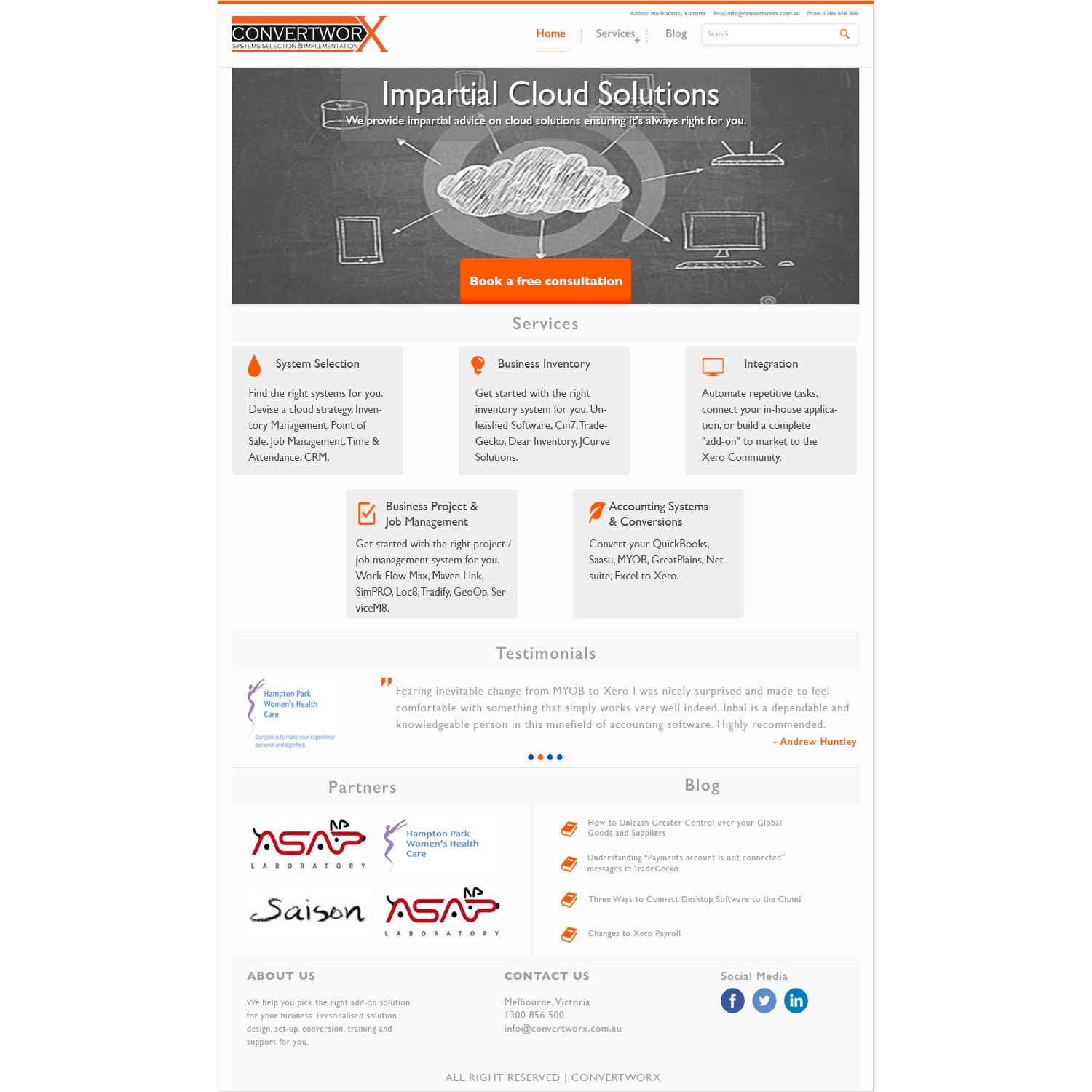 Web Design by yagamilight1987 for ConvertworX | Design #9529146