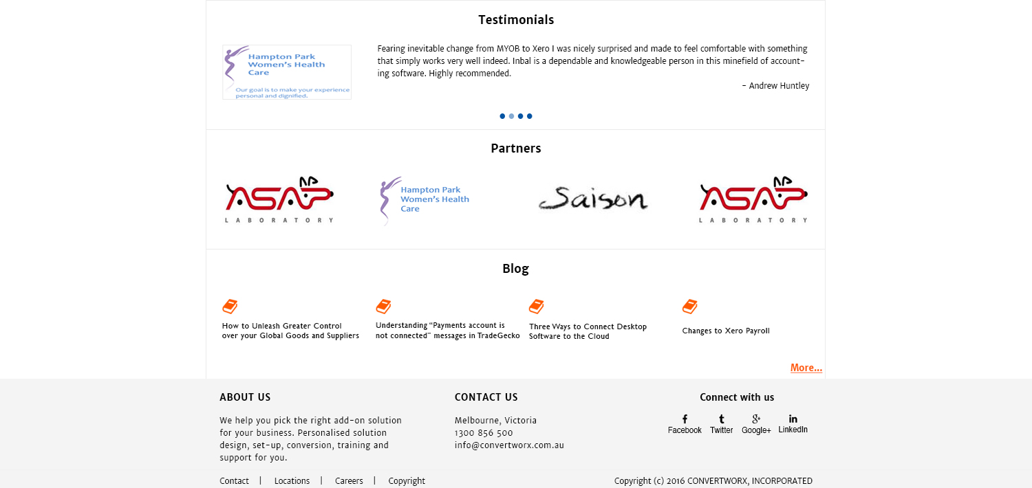 Web Design by yagamilight1987 for ConvertworX | Design #9558258
