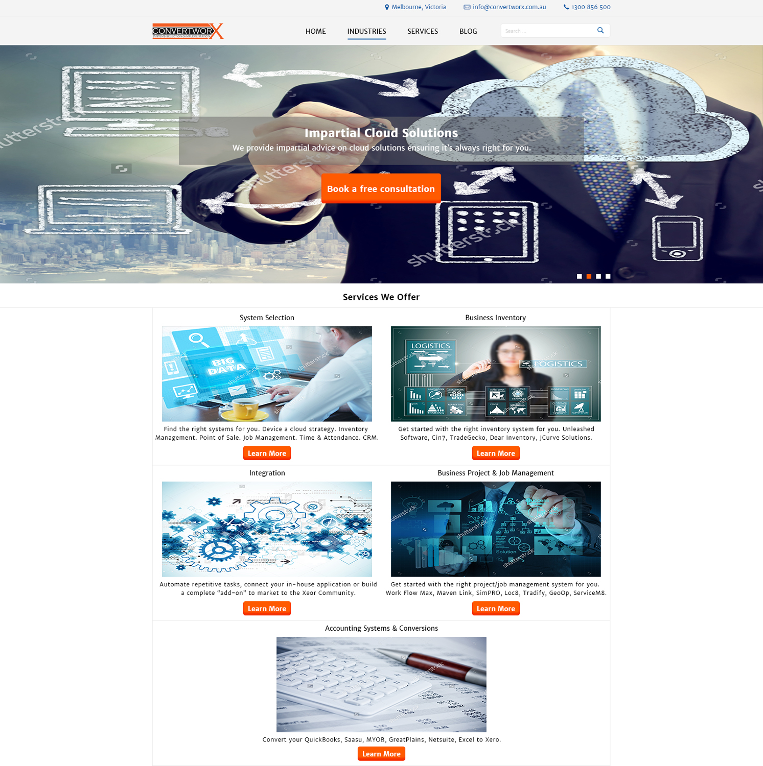 Web Design by yagamilight1987 for ConvertworX | Design #9558259