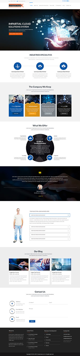 Web Design par IntuitForce pour ConvertworX | Design #9527912