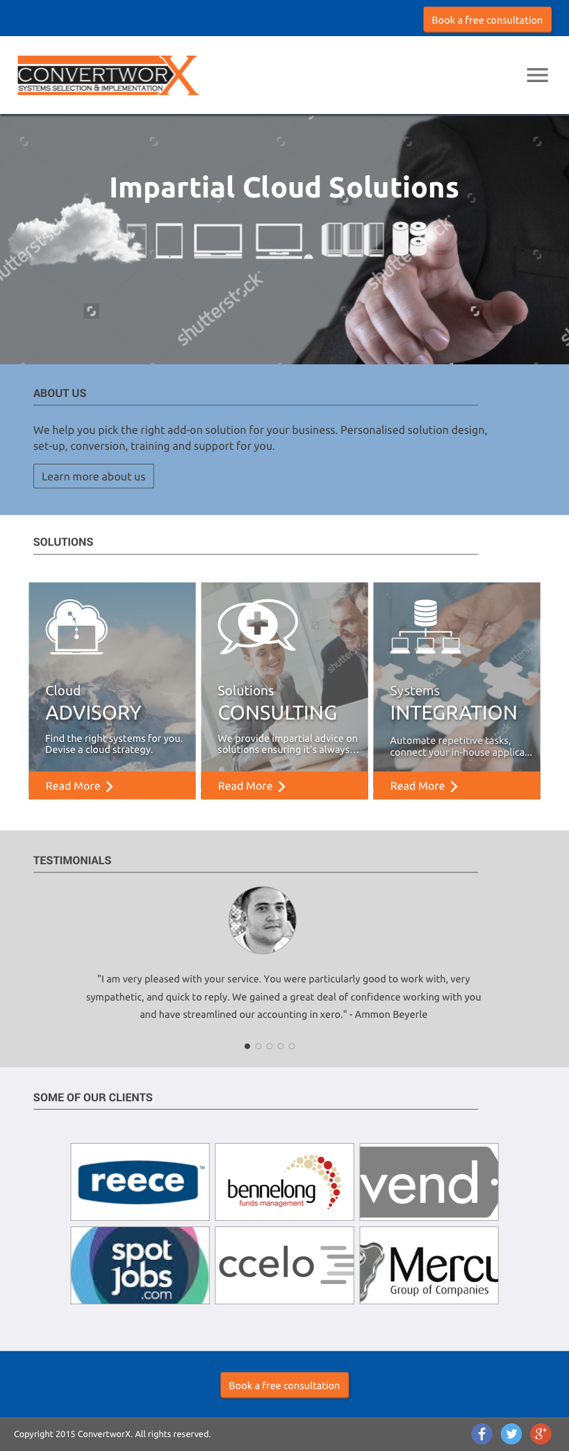 Web Design by A Fresh Coat for ConvertworX | Design #9569923