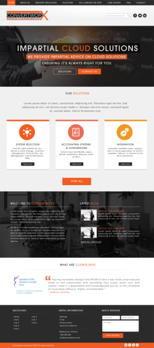 Web Design par JM pour ConvertworX | Design #9496136