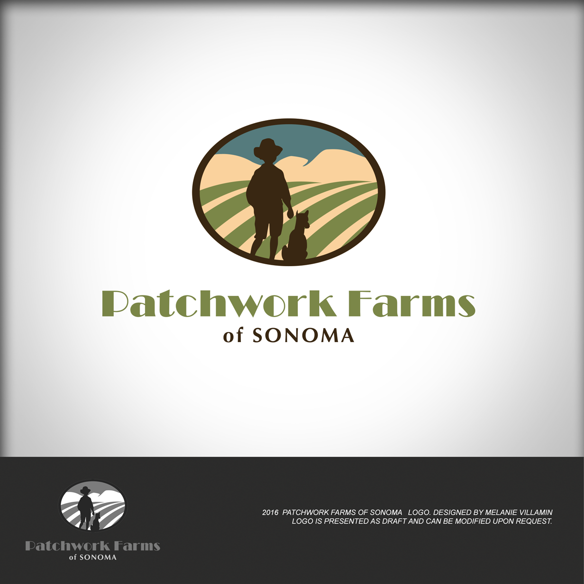 Diseño de Logo por mvillamin para Patchwork Farms of Sonoma | Diseño #9564885